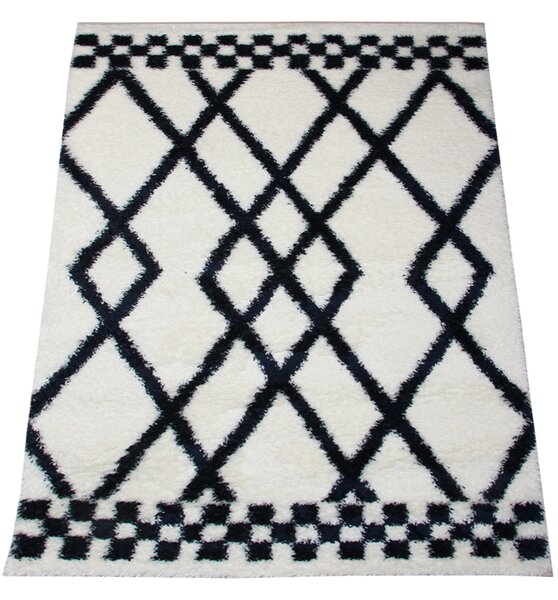 Koberec Boho 656 CREAM/NAVY BLUE rozmery koberec: 60x100 cm