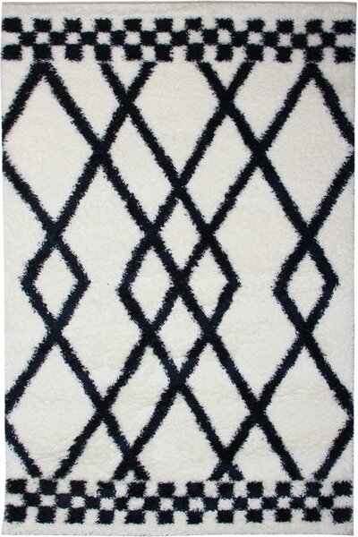 Koberec Boho 656 CREAM/NAVY BLUE rozmery koberec: 60x100 cm