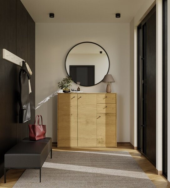 TP Living Komoda Fran 120 cm dub Artisan