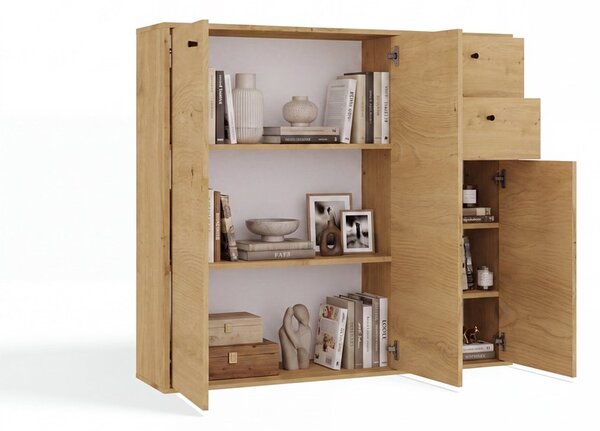 TP Living Komoda Fran 120 cm dub Artisan