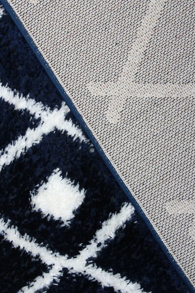 Koberec Boho 590 NAVY BLUE/CREAM rozmery koberec: 60x100 cm
