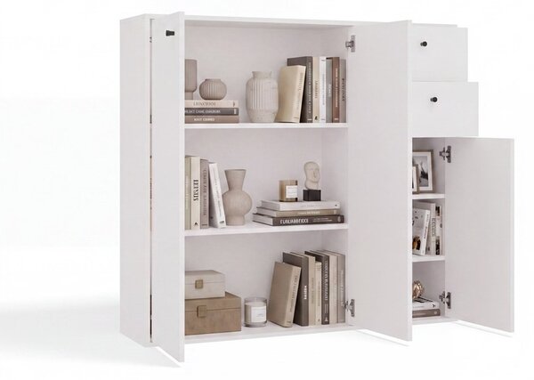 TP Living Komoda Fran 120 cm biela