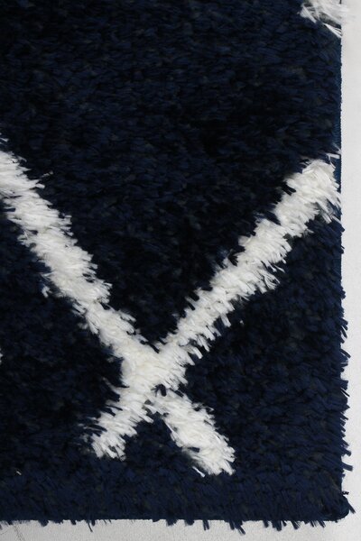 Koberec Boho 590 NAVY BLUE/CREAM rozmery koberec: 60x100 cm
