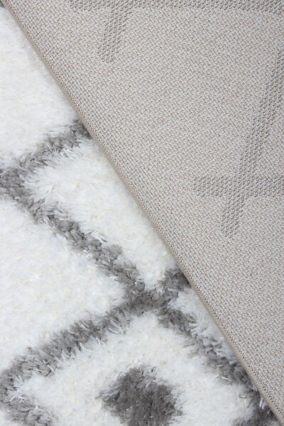 Koberec Boho 590 CREAM/D.GREY rozmery koberec: 80x150 cm