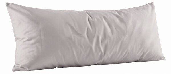 Kvalitex Bavlnená obliečka na relaxačný vankúš svetlo sivá 45x120cm