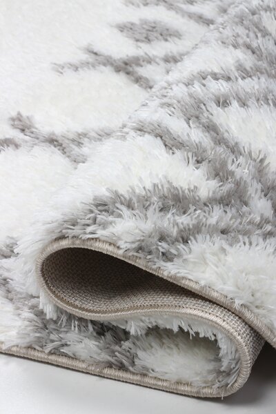 Koberec Boho 590 CREAM/D.GREY rozmery koberec: 80x150 cm