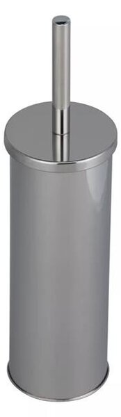 WC štetka s krytým stojanom, matný nerez