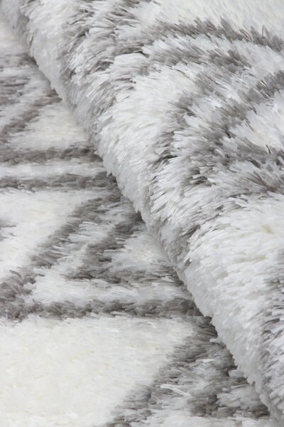 Koberec Boho 590 CREAM/D.GREY rozmery koberec: 80x150 cm