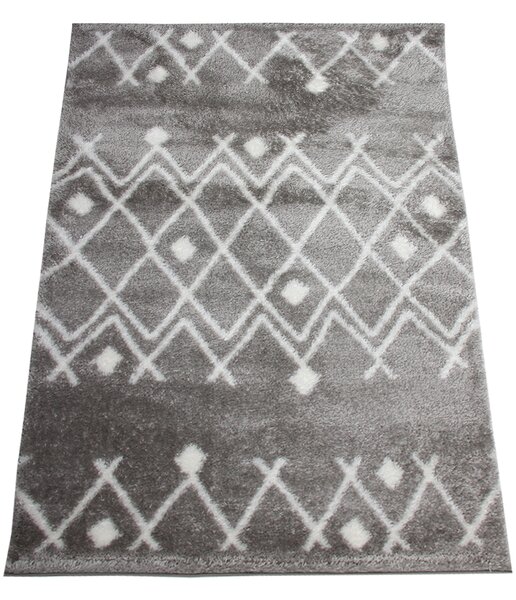 Koberec Boho 590 D.GREY/CREAM rozmery koberec: 60x100 cm