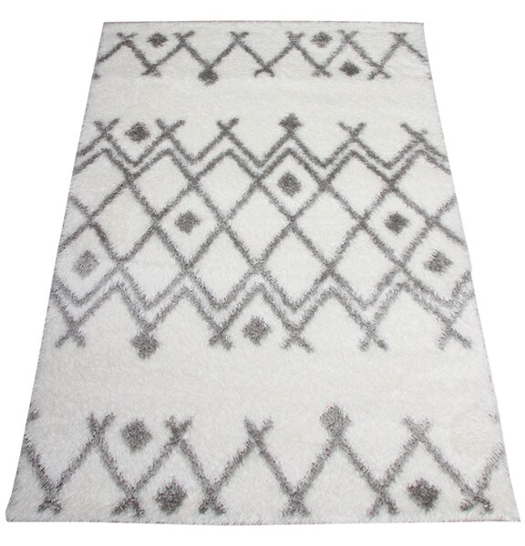 Koberec Boho 590 CREAM/D.GREY rozmery koberec: 80x150 cm
