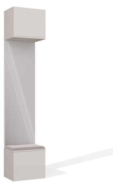 TP Living Predsieňová stena so zrkadlom Haga 1L 50 cm kašmír