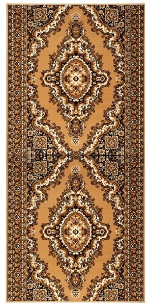 Alfa Carpets , Behúň na mieru TEHERAN T-102 beige, šíre 100 cm, béžová, chodba / predsieň