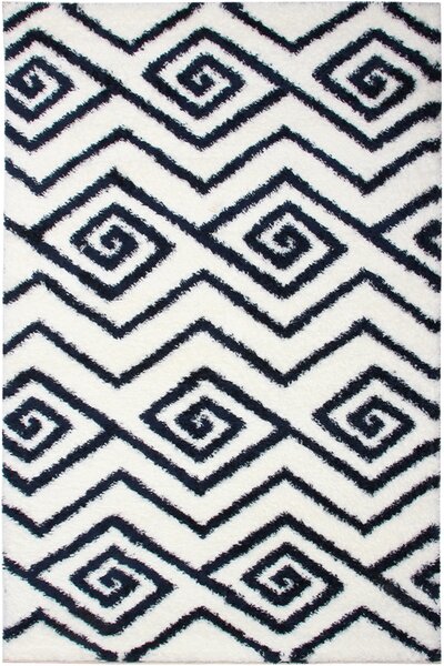 Koberec Boho 638 CREAM/NAVY BLUE rozmery koberec: 60x100 cm