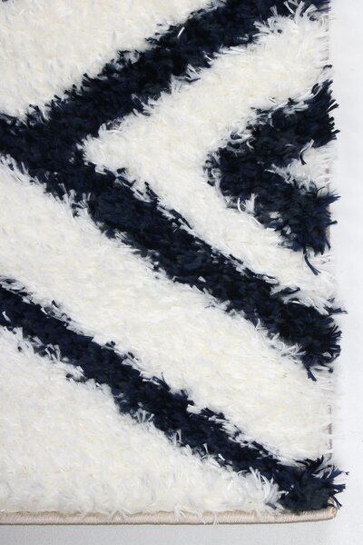 Koberec Boho 638 CREAM/NAVY BLUE rozmery koberec: 60x100 cm