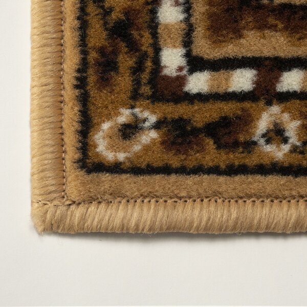 Alfa Carpets , Behúň na mieru TEHERAN T-102 beige, šíre 100 cm, béžová, chodba / predsieň