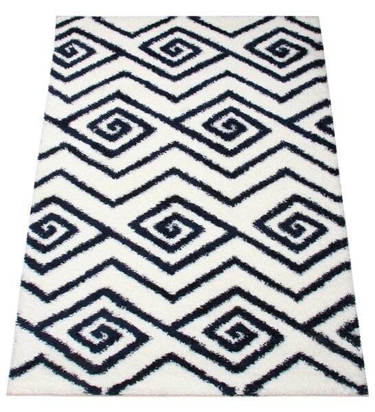 Koberec Boho 638 CREAM/NAVY BLUE rozmery koberec: 60x100 cm