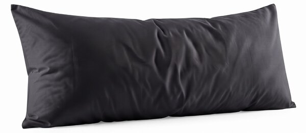 Kvalitex Bavlnená obliečka na relaxačný vankúš čierna 45x120cm