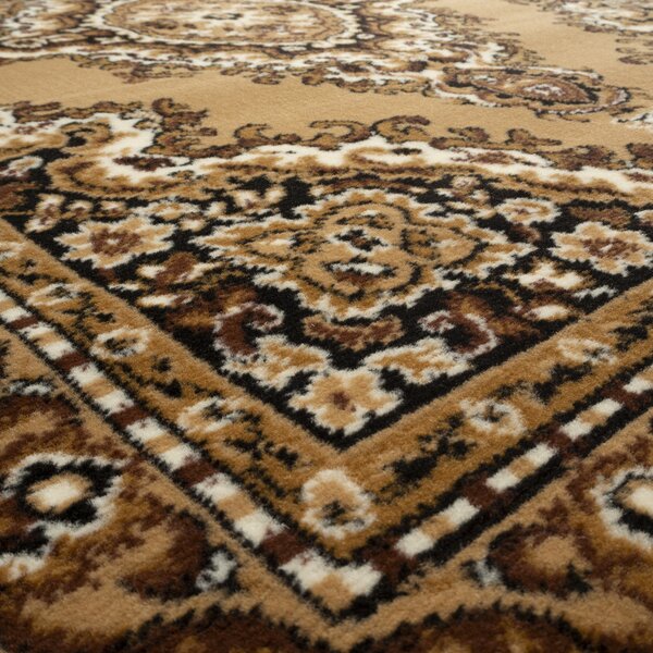 Alfa Carpets , Behúň na mieru TEHERAN T-102 beige, šíre 100 cm, béžová, chodba / predsieň