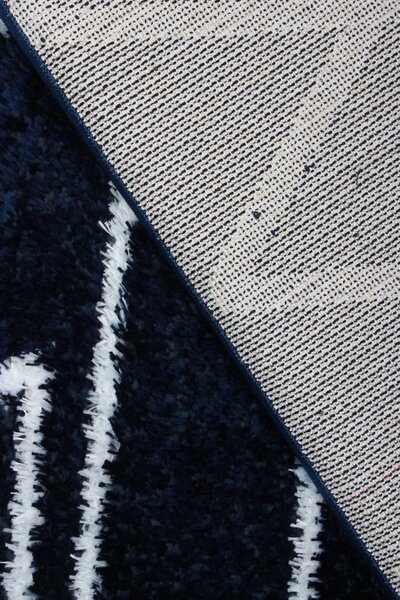 Koberec Boho 610 NAVY BLUE/CREAM rozmery koberec: 80x150 cm