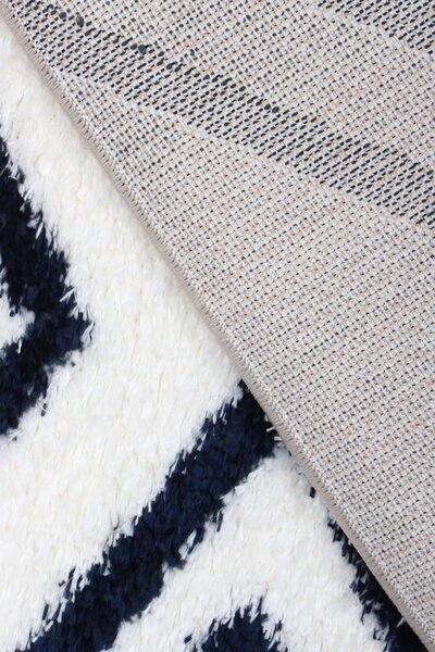 Koberec Boho 638 CREAM/NAVY BLUE rozmery koberec: 60x100 cm