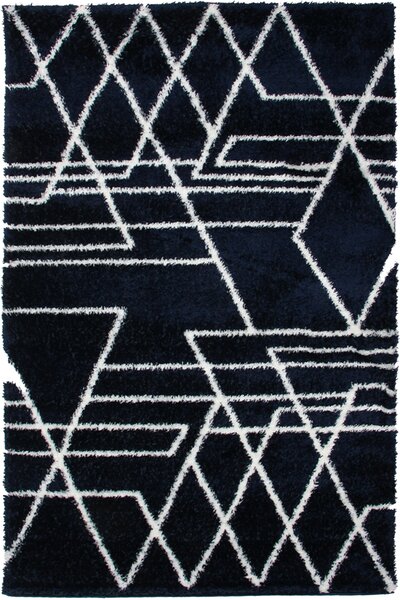 Koberec Boho 610 NAVY BLUE/CREAM rozmery koberec: 80x150 cm