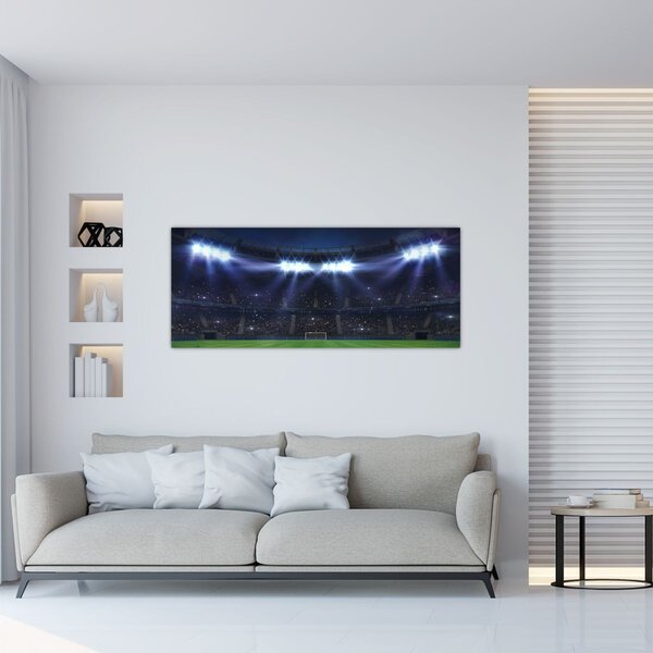 Obraz - Futbalový štadión (120x50 cm)