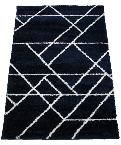 Koberec Boho 659 NAVY BLUE/CREAM rozmery koberec: 80x150 cm