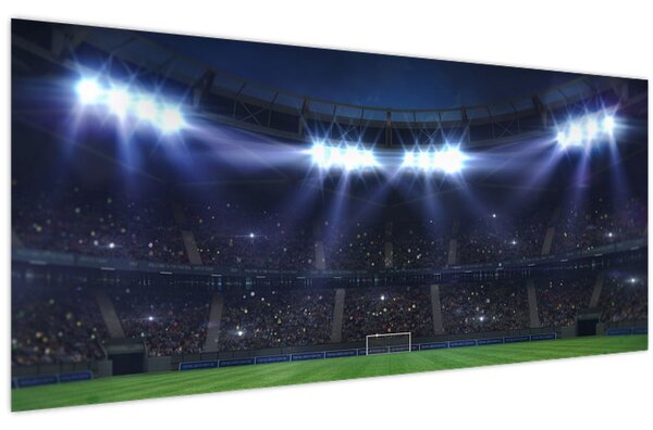 Obraz - Futbalový štadión (120x50 cm)