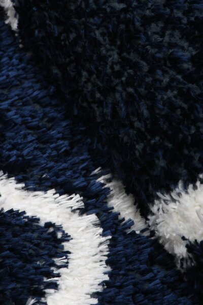 Koberec Boho 613 NAVY BLUE/CREAM rozmery koberec: 80x150 cm