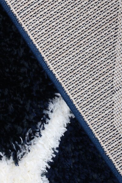 Koberec Boho 613 NAVY BLUE/CREAM rozmery koberec: 80x150 cm