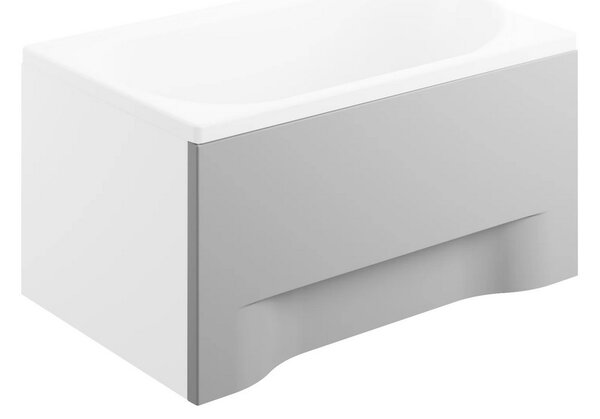 Univerzálny čelný krycí panel biely k obdĺžnikovej vani Polimat POLIMAT-Rozmery: 100x51 - pre vane: CAPRI 100x70 / MINI 100x65
