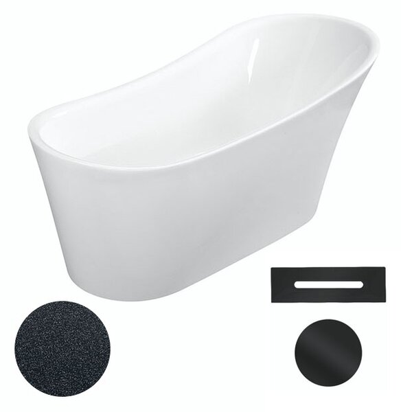 Besco Akrylátová voľne stojaca vaňa Calima Glam G 170x74