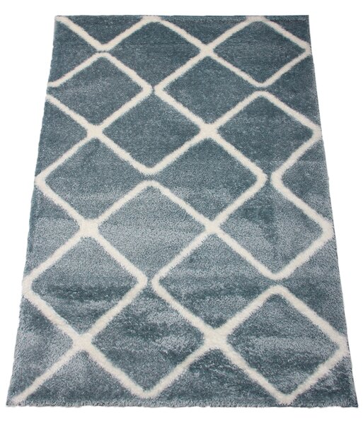Koberec Boho 613 BLUE/CREAM rozmery koberec: 60x100 cm