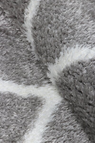 Koberec Boho 613 D.GREY/CREAM rozmery koberec: 60x100 cm
