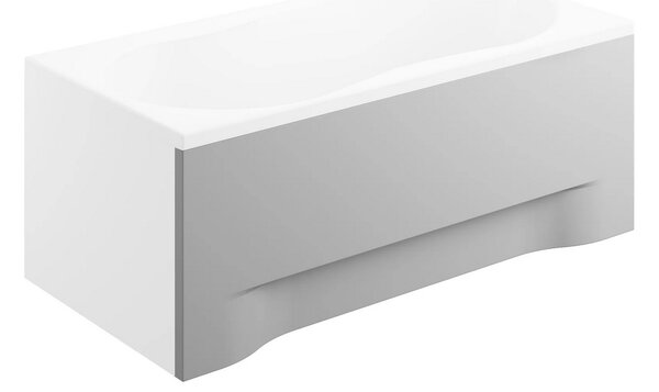 Univerzálny čelný krycí panel biely k obdĺžnikovej vani Polimat POLIMAT-Rozmery: 100x51 - pre vane: CAPRI 100x70 / MINI 100x65