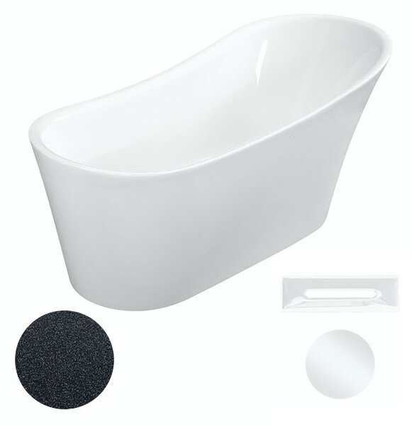 Besco Akrylátová voľne stojaca vaňa Calima Glam G 170x74