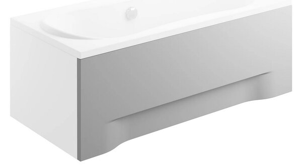 Univerzálny čelný krycí panel biely k obdĺžnikovej vani Polimat POLIMAT-Rozmery: 100x51 - pre vane: CAPRI 100x70 / MINI 100x65