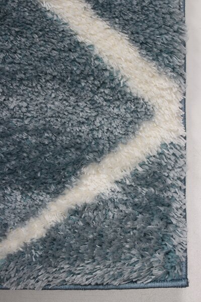 Koberec Boho 613 BLUE/CREAM rozmery koberec: 60x100 cm