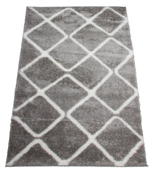 Koberec Boho 613 D.GREY/CREAM rozmery koberec: 60x100 cm