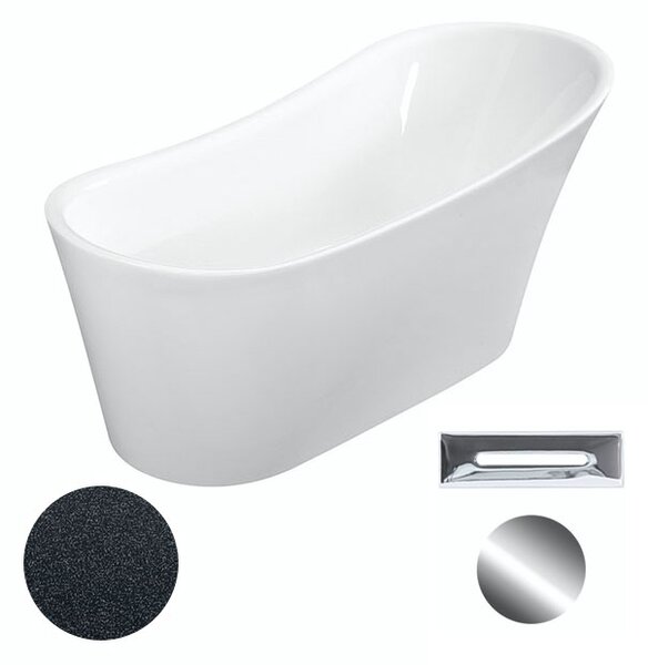Besco Akrylátová voľne stojaca vaňa Calima Glam G 170x74