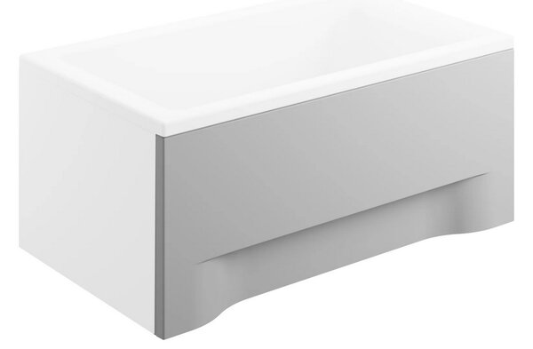 Univerzálny čelný krycí panel biely k obdĺžnikovej vani Polimat POLIMAT-Rozmery: 100x51 - pre vane: CAPRI 100x70 / MINI 100x65