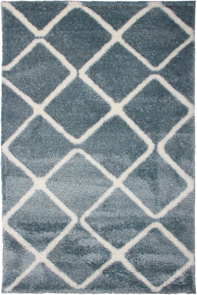 Koberec Boho 613 BLUE/CREAM rozmery koberec: 60x100 cm
