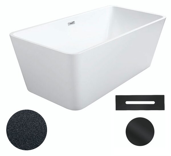 Besco Akrylátová voľne stojaca vaňa Evita Glam G 160x80