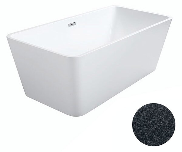 Besco Akrylátová voľne stojaca vaňa Evita Glam G 160x80