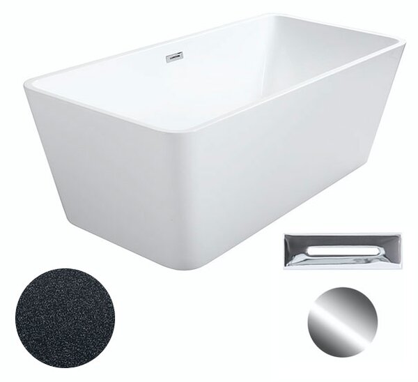 Besco Akrylátová voľne stojaca vaňa Evita Glam G 160x80