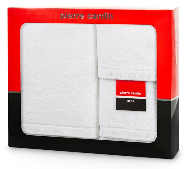 FROTÉ UTERÁK PIERRE CARDIN EVI SADA 30X50 CM, 50X90 CM, 70X140 CM BIELA