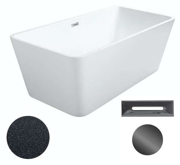 Besco Akrylátová voľne stojaca vaňa Evita Glam G 160x80