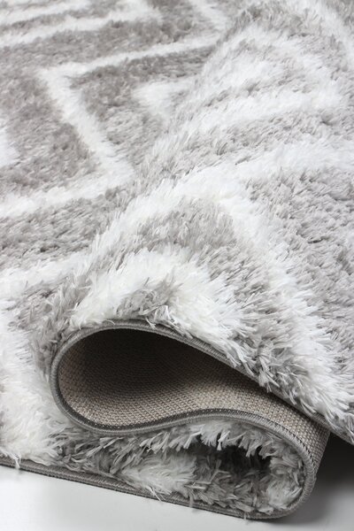 Koberec Boho 638 D.GREY/CREAM rozmery koberec: 60x100 cm