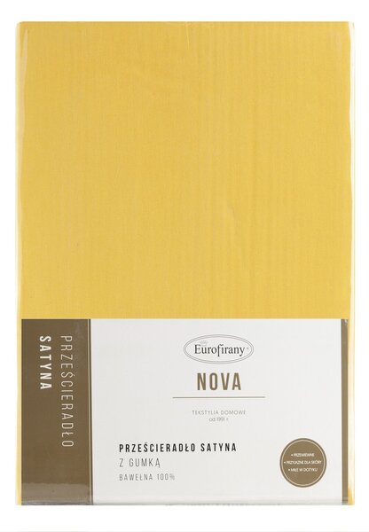MAKOSATÉNOVÉ PRESTIERADLO NOVA 100X200 CM, VÝŠKA 25 CM HORČICOVÉ