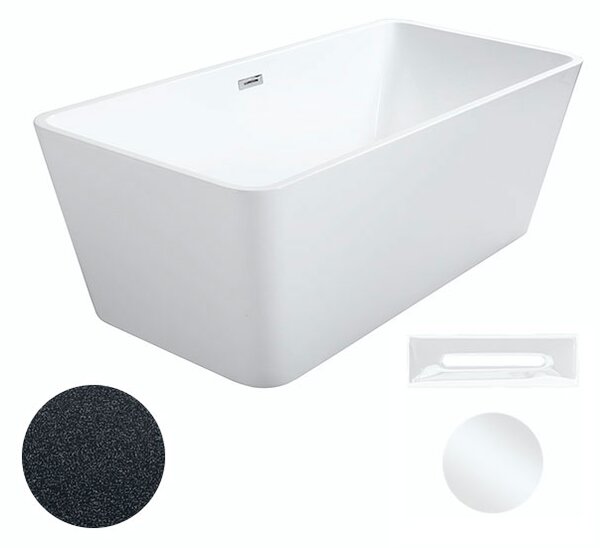 Besco Akrylátová voľne stojaca vaňa Evita Glam G 160x80
